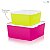 Tupperware Basic Line Neon kit 2 peças 5 litros + 2,5 litros - Imagem 3