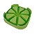 Tupperware Forma de Gelo Triangular Verde-Claro - Imagem 3