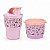 Kit Tupperware Copo 225ml + Potinho Bailarina 140ml Rosa - Imagem 1