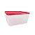 Tupperware Basic Line 2,5 litros Translúcida Rosa - Imagem 1