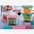 Kit Tupperware Potes para Geladeira Refri Fresh Mini 300ml Rosa e Verde 4 peças - Imagem 1
