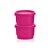 Kit Tupperware Potinho 140ml Rosa 2 Peças - Imagem 1