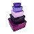 Kit Tupperware Basic Line Roxo 5 peças - Imagem 3