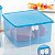 Tupperware Fresh Smart Quadrado 4,2 litros Azul - Imagem 1