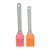 Kit Pincel de Silicone 22cm 2 peças Cor Aleatória - Imagem 3