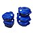 Kit Tupperware Cristal Pop Azul 5 peças - Imagem 3