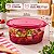 Tupperware Tigela Elegância Alta 2,3 litros Rosa Translúcido - Imagem 2