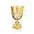 Taça de Água de Vidro Ambar Dourada 260ml - Imagem 1