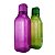 Kit Garrafa Tupperware Eco Tupper Plus Energize + Detox 1 litro Quadrada Squeeze - Imagem 4