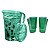 Kit Tupperware Jarra Prisma 2 litros + Copo Prisma 475ml 4 peças Verde Esmeralda - Imagem 1
