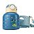 Garrafa Térmica Infantil Aço Inox Alça 500ml Azul - Imagem 4