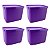 Kit Tupperware Jeitoso 800ml Roxo 4 peças - Imagem 6