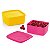 Tupperware Jeitosinho Maracujá Pink 400ml kit 2 peças - Imagem 1
