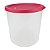 Tupperware Refri Line Redondo 1,1 litro Tampa Marsala - Imagem 1