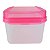 Tupperware Modular Quadrado Plus 2,6 litros Rosa - Imagem 1