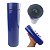 Garrafa Térmica Aço Inox com Termômetro Led 500ml Azul Glitter - Imagem 1