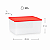 Tupperware Caixa Espaçosa 6,5 litros Vermelha Translúcida - Imagem 2