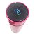 Garrafa Térmica Aço Inox com Termômetro Led 500ml Rosa Glitter - Imagem 3