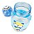 Garrafa Squeeze Infantil com Alça 600ml Urso Azul + Adesivos - Imagem 4