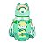 Garrafa Squeeze Infantil com Alça 600ml Urso Verde + Adesivos - Imagem 1