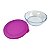 Tupperware Tigela Clear Bowl 410ml Roxo Policarbonato - Imagem 3