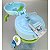 Garrafa Squeeze Alce Infantil com Alça 600ml Azul e Verde + Adesivos - Imagem 2
