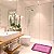 Tapete Mágico Super Absorvente para Banheiro Base Antiderrapante Bath Room Rosa Escuro - Imagem 2