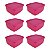 Kit Tupperware Jeitosinho 400ml Rosa Pink Translúcida 6 Peças - Imagem 1