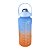 Garrafa de Água 2 litros Squeeze Academia com Alça Laranja e Azul - Imagem 2
