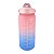 Garrafa de Água 2 litros Squeeze Academia com Alça Azul e Rosa - Imagem 2