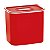 Tupperware Baseline Retangular 2,1 litros Vermelha Natal - Imagem 1