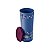 Tupperware Copo com Tampa Guirlanda 470ml Roxo - Imagem 1