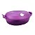Tupperware Cristal Pop Oval 2 litros Violeta - Imagem 1