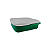 Tupperware Basic Line com Divisórias 550ml Turquesa - Imagem 1