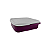 Tupperware Basic Line com Divisórias 550ml Amora - Imagem 1