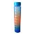 Garrafa de Água 300ml Squeeze Academia com Alça Azul e Laranja - Imagem 1