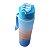 Garrafa de Água 800ml Squeeze Academia com Alça Azul e Laranja - Imagem 3