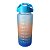 Garrafa de Água 2 litros Squeeze Academia com Alça Azul Laranja - Imagem 1