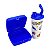 Kit Tupperware Copo com Bico 470ml + Porta Sanduíche Futebol Azul 2 peças - Imagem 2
