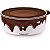 Tupperware Baseline Redondo Chocolate 1,5 litro - Imagem 2