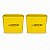 Kit Tupperware Jeitoso Mix Arroz 800ml Amarelo 2 peças - Imagem 1