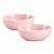 Kit Tupperware Tigelinha Allegra Rosa 250ml 2 peças - Imagem 1