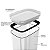 Pote Hermético Organizador Block 2,3 litros Branco - Imagem 2
