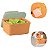 Kit Tupperware Basic Line 500ml Laranja 2 peças - Imagem 2