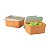 Kit Tupperware Basic Line 500ml Laranja 2 peças - Imagem 1