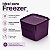 Kit Tupperware Jeitoso Mix Feijoada 800ml Roxo 2 Peças - Imagem 1