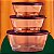 Kit Tupperware Tigela Clear Marsala 3 peças - Imagem 2