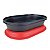 Tupperware Travessa Oval Actualité 2 litros Preto e Vermelho - Imagem 5