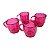 Kit Tupperware Caneca Policarbonato 265ml Rosa 4 peças - Imagem 1