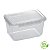 Pote com Trava 850ml Transparente Easy Lock - Imagem 1